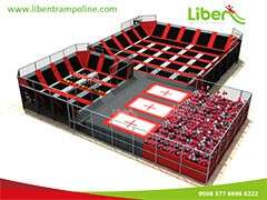 ASTM Quality Air Jump Big Bouncy Jumperoo Trampoline Park Arena